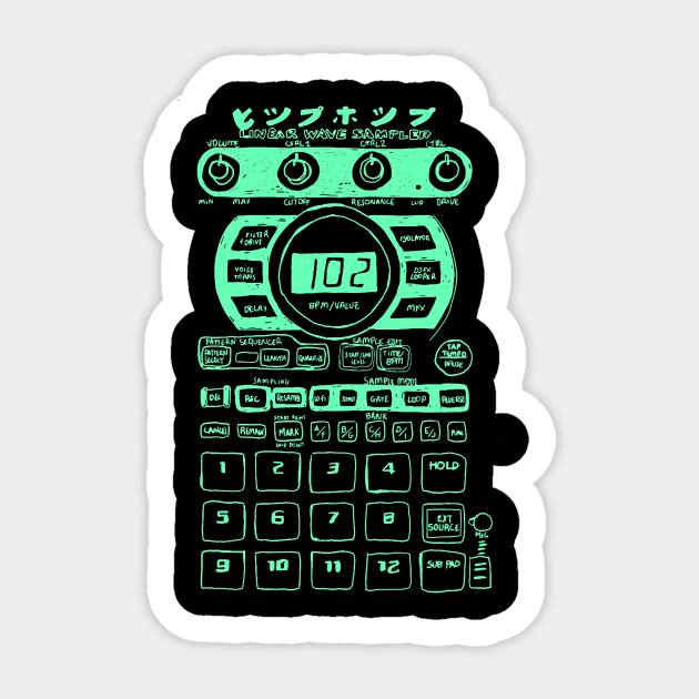 Roland SP 404 SX Sampler - Music Production - Sp 404 - Sticker